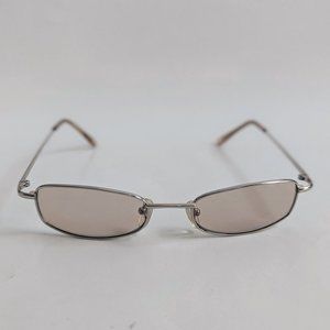 NWT Vintage 90's Lady Fashion Rectangle Metal Sunglasses (S.Gold)